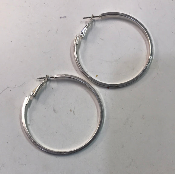 Flat hoop Earrings