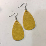 1 3/4in Assorted colors Teardrop dangle Earrings