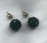 Crystal ball Earrings