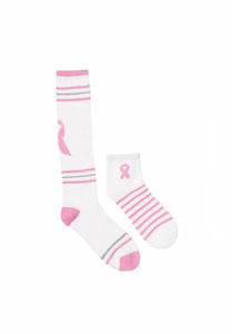 Breast cancer awareness socks