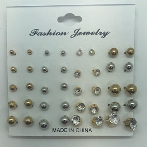 20 pair stud Earrings