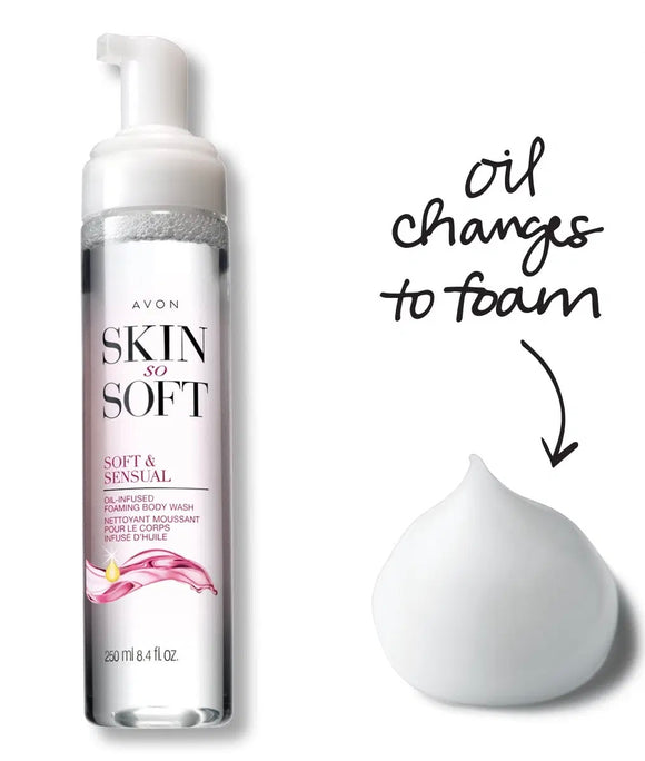 Avon Skin so Soft oil infused body wash