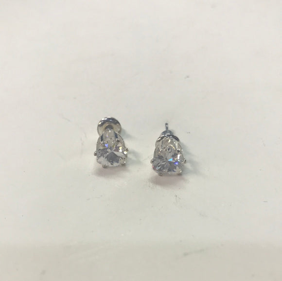 Cubic zirconia stud earrings