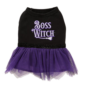 Purple Boss Witch Dress