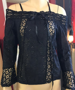 Woven Lace Top