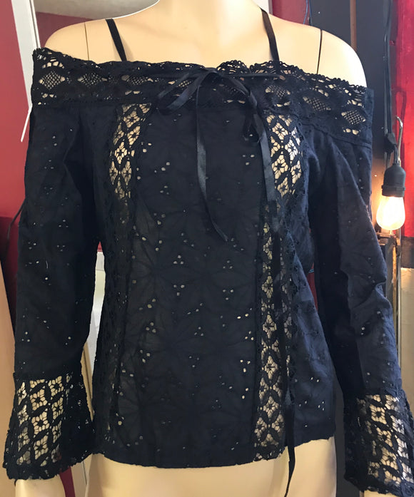 Woven Lace Top