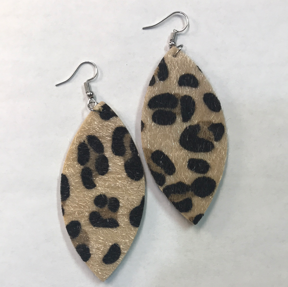 Animal print dangle Earrings