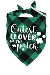 St Patrick's Day pet bandanas