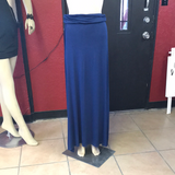 Long Navy Blue Skirt