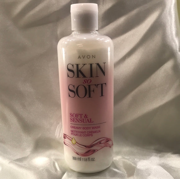 Avon skin so soft creamy body wash