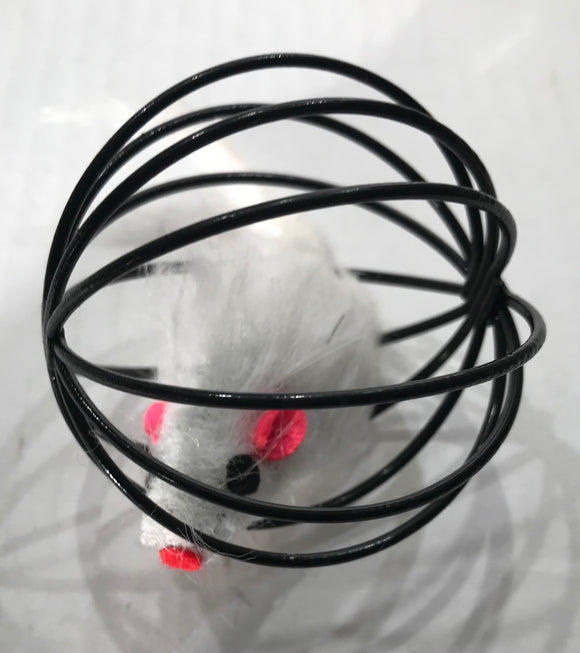 Pet Wire Ball & Mouse Toy