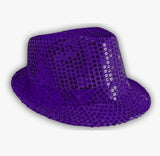 Sequin Fedora hat