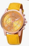 Assorted color wrist watches