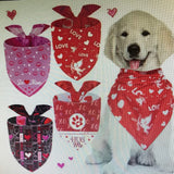 Valentine's Day pet bandanas