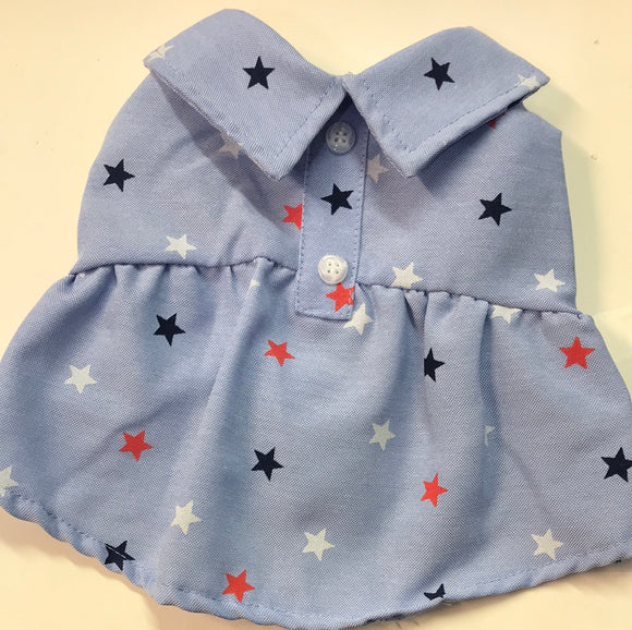 Pet Button Collar Dress