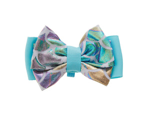 Mermaid bow tie collar slide accessory