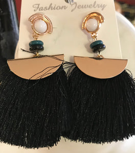 Tassel fan Earrings