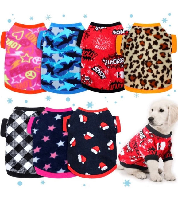 Soft fleece winter pet sweatshirts