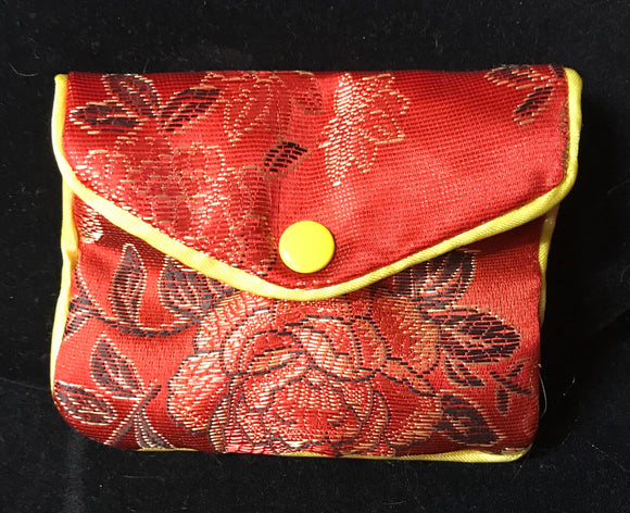 Flower print Coin purse