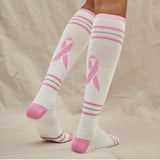 Breast cancer awareness socks