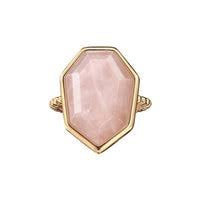 Hope rose quartz ring