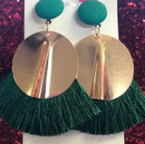 Tassel fan Earrings