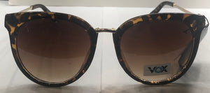 Cheetah Gold Tone Sunglasses