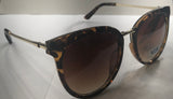 Cheetah Gold Tone Sunglasses