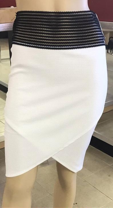 White Crossover Skirt